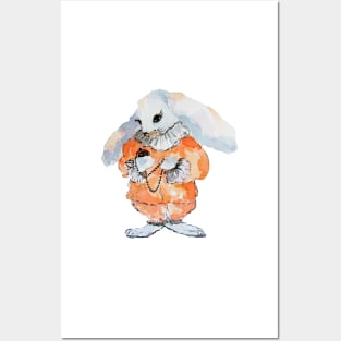 Rabbit in Wonderland Posters and Art